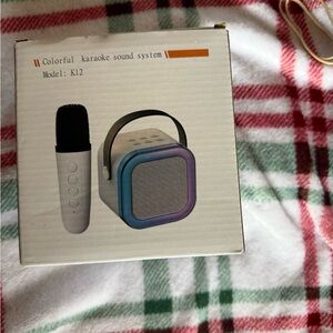 Colorful Karaoke Sound System - Blue and Black